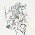 تيشيرت بالشعار باللون العاجي للأولاد, 1, hi-res