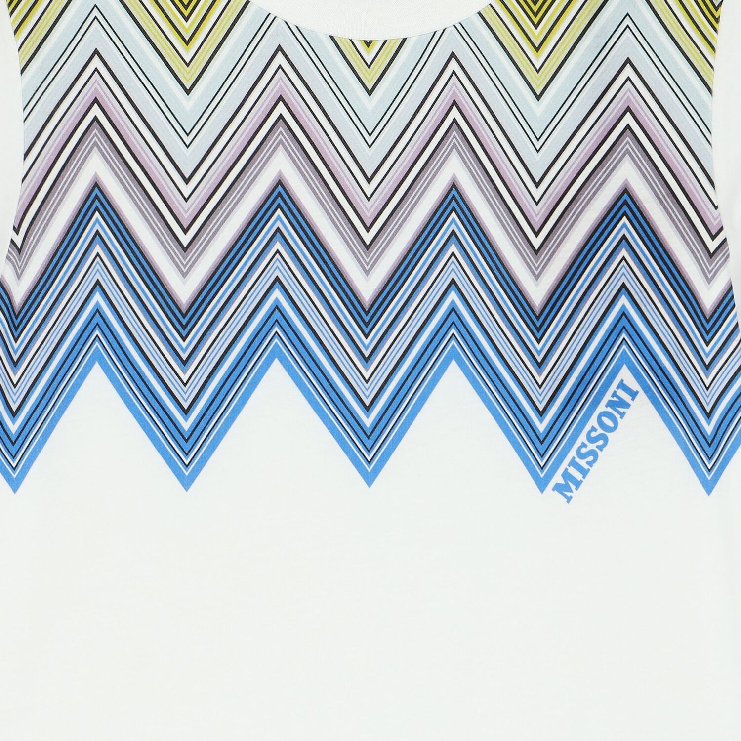 Boys White Zigzag T-Shirt, 1, hi-res