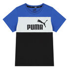 Boys Blue, White & Black Logo T-Shirt, 3, hi-res