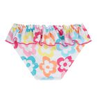 Baby Girls Multi-Coloured Floral Bikini Brief, 1, hi-res