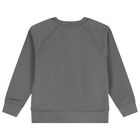 Boys Grey Logo Sweatshirt, 1, hi-res