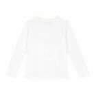Girls White Printed Long Sleeve Top, 1, hi-res