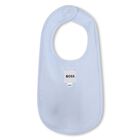 طقم هدايا ملابس أطفال أولاد أزرق اللون بشعار العلامة, 1, hi-res