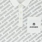 تيشيرت بولو أولاد بالشعار باللون الأبيض, 1, hi-res