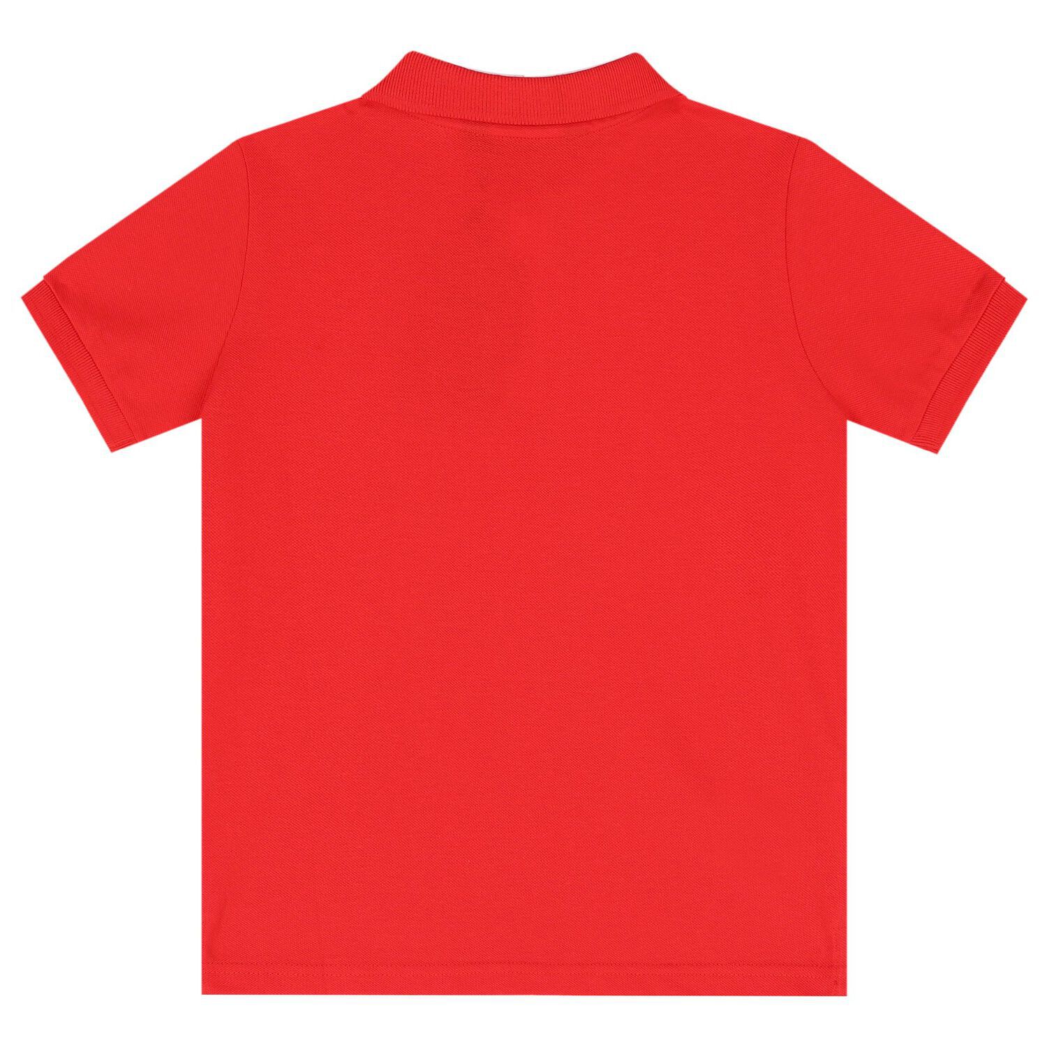 Boys Red Logo Polo Shirt, 2, hi-res image number null