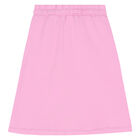Girls Pink Logo Skirt, 1, hi-res