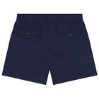 شورت أولاد بالشعار باللون الكحلى, 1, hi-res