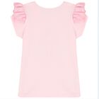 Girls Pink Broderie Anglaise Skirt Set, 1, hi-res