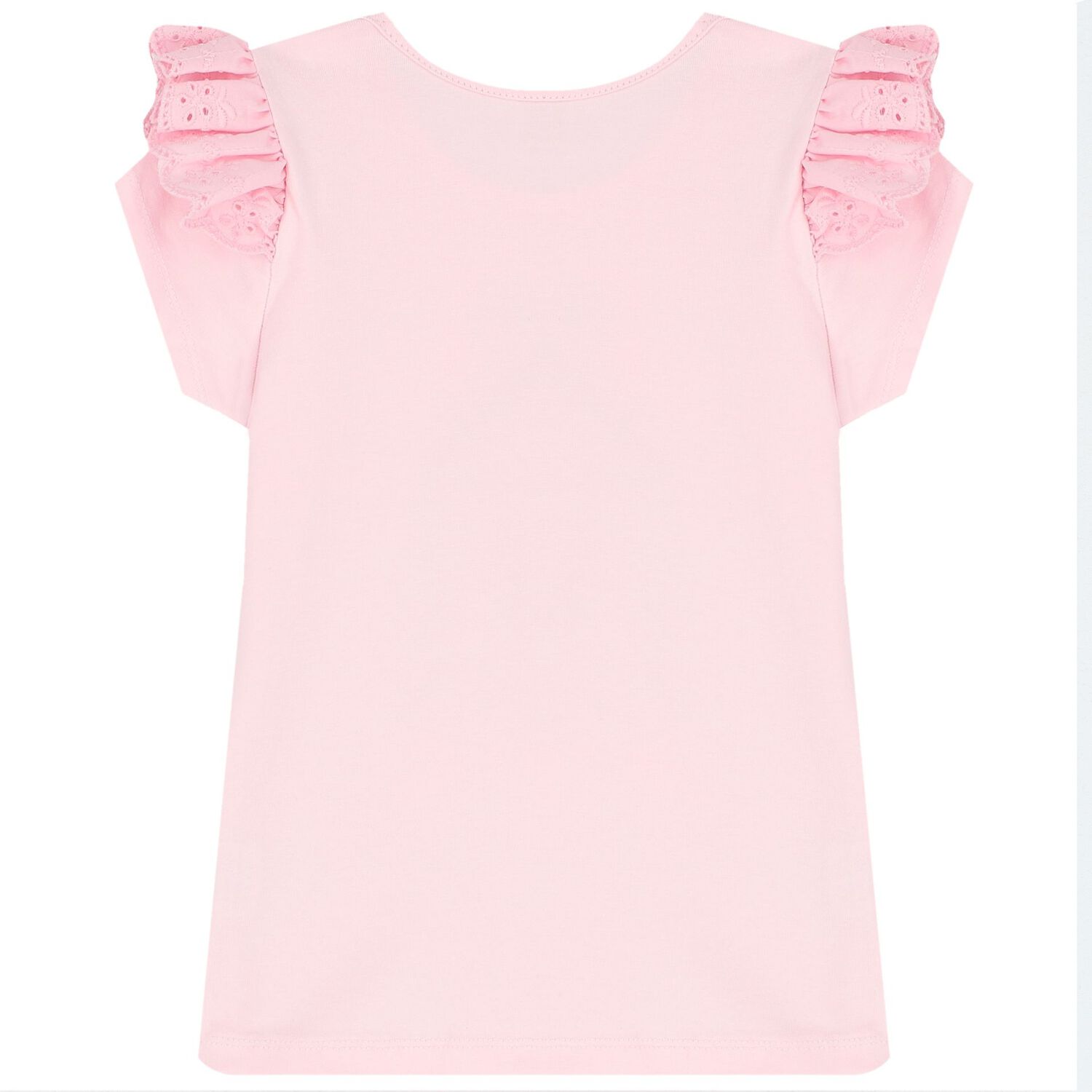 Girls Pink Broderie Anglaise Skirt Set, 1, hi-res image number null