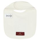 مريلة بالشعار باللون العاجى والذهبى, 1, hi-res