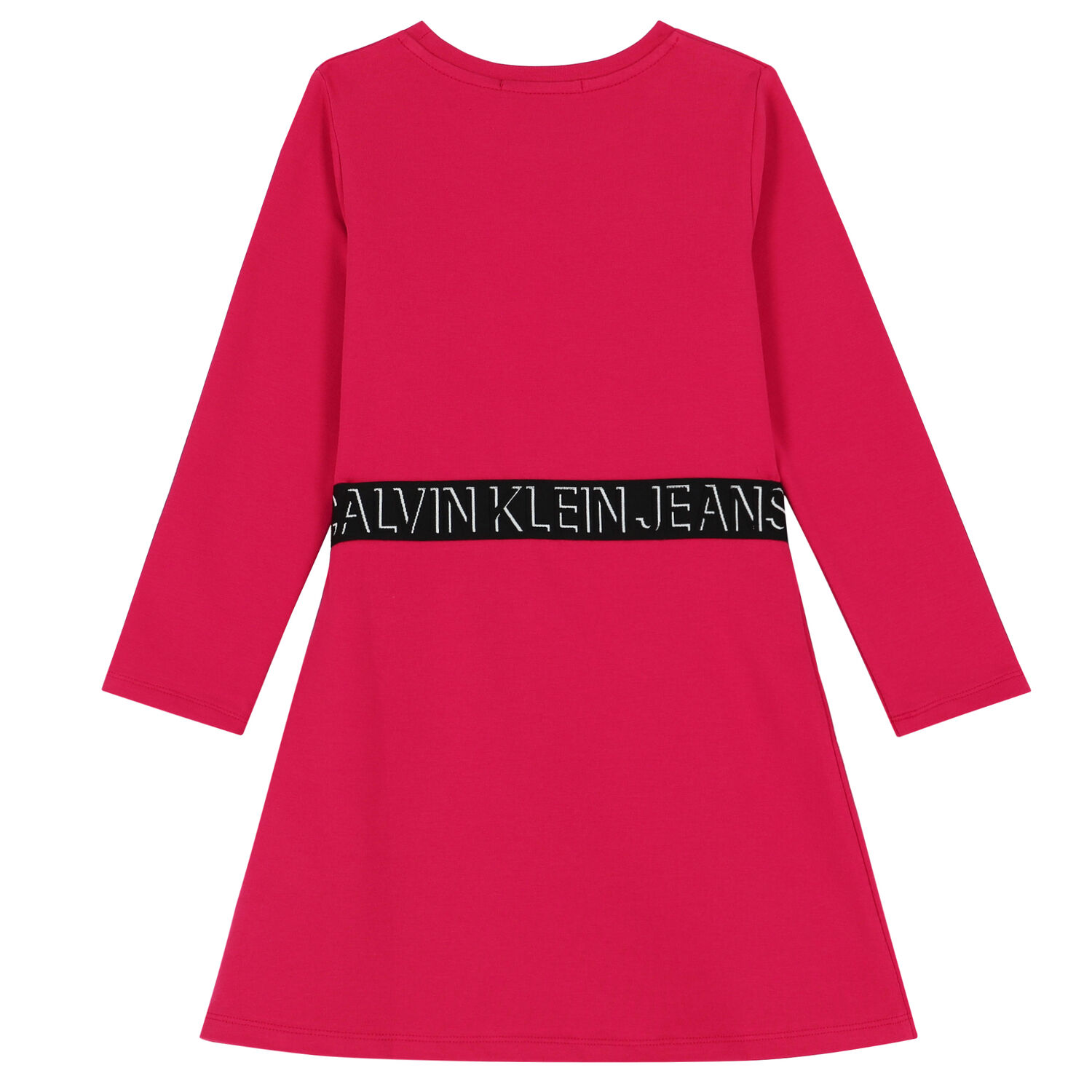 فستان بالشعار باللون الزهرى, 2, hi-res