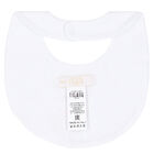 مريلة اطفال بناتي باللون الابيض و الزهري, 1, hi-res