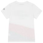 Boys White Logo T-Shirt, 1, hi-res