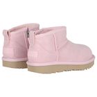 Younger Girls Pink Classic Ultra Mini Suede Boots, 2, hi-res