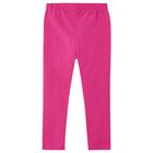Girls Pink Logo Leggings, 3, hi-res