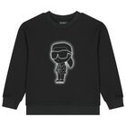 Boys Black Ikonik Logo Sweatshirt, 1, hi-res