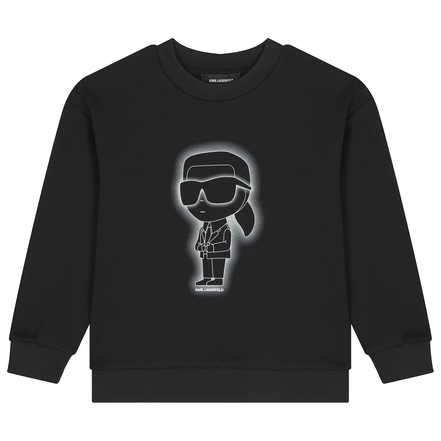 Boys Black Ikonik Logo Sweatshirt, 1, hi-res