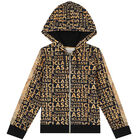 Boys Black Logo Tracksuit, 1, hi-res