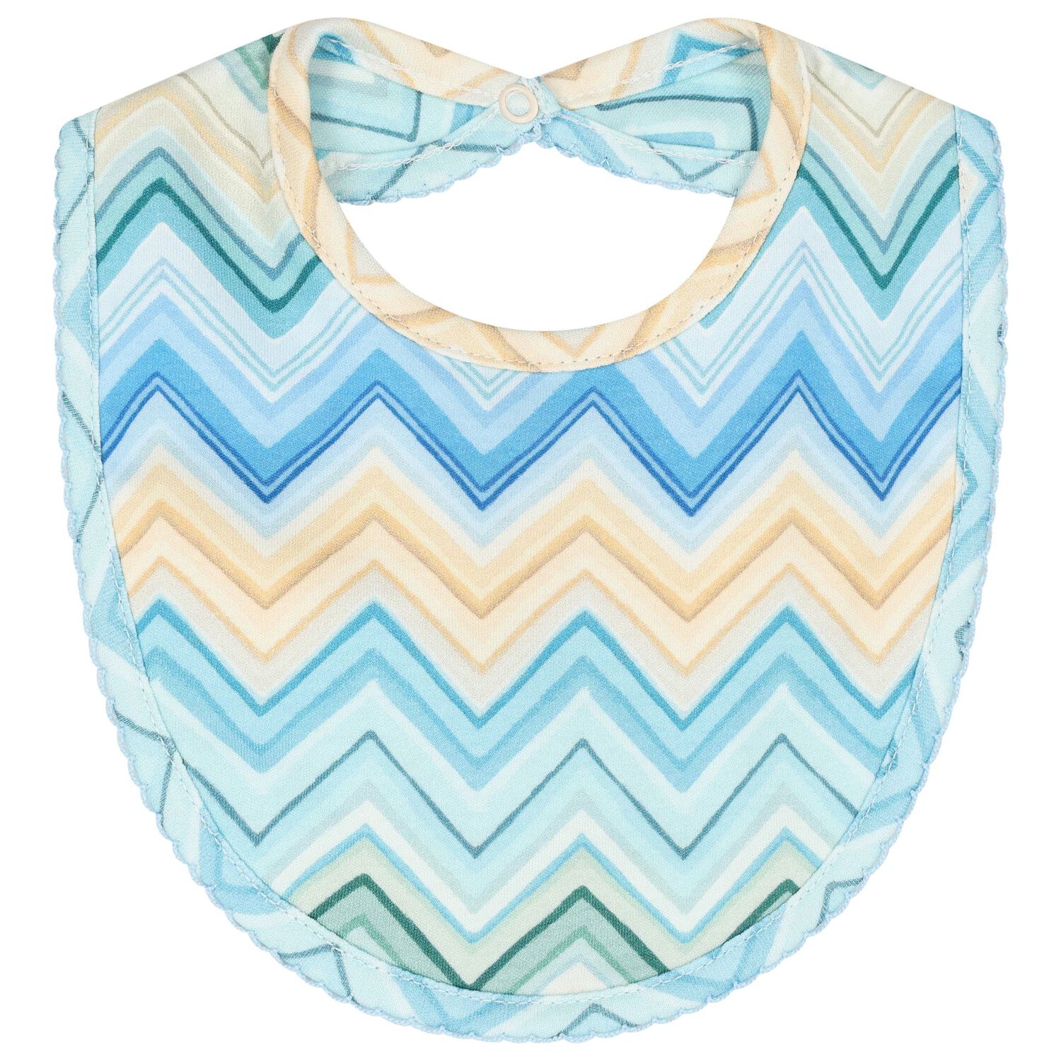 Blue & Yellow Zig Zag Babygrow Set, 1, hi-res
