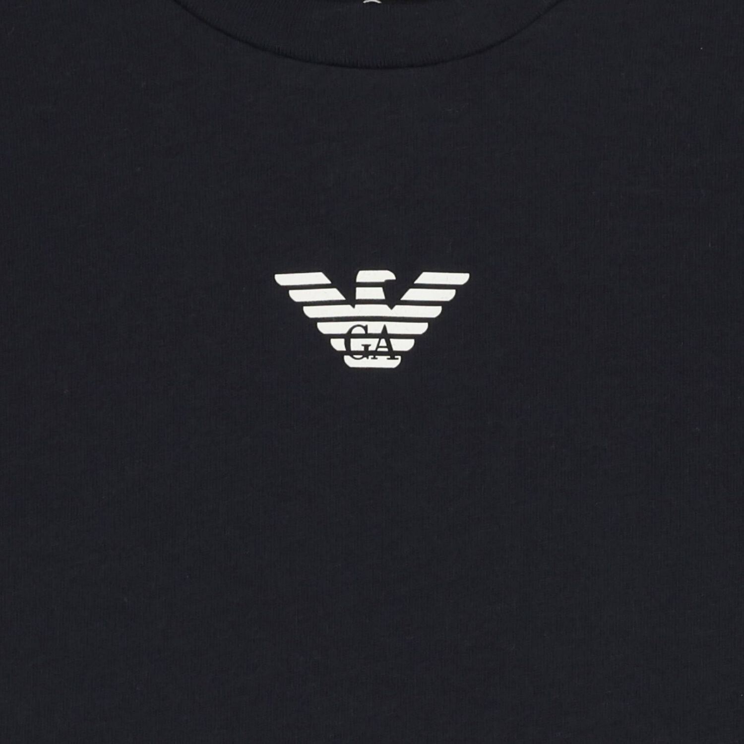 Baby Boys Black Logo Long Sleeve Top, 3, hi-res image number null