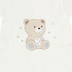 Ivory Teddy Bear Romper Gift Set, 1, hi-res
