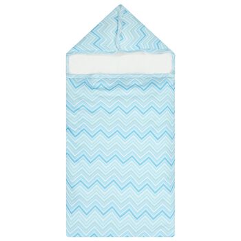 Baby Boys Blue Zig Zag Baby Nest
