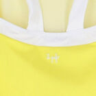 Girls Yellow & White Bow Swimsuit, 1, hi-res