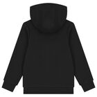 Boys Black Logo Tracksuit, 1, hi-res