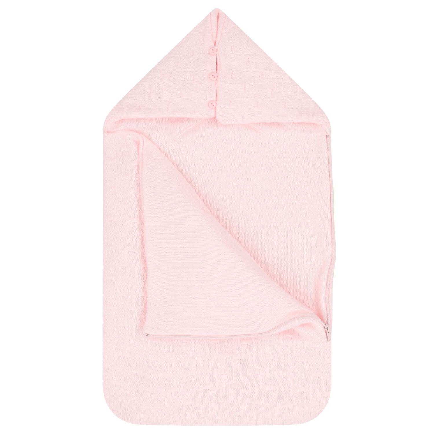 Baby Girls Pink Knit Nest, 3, hi-res