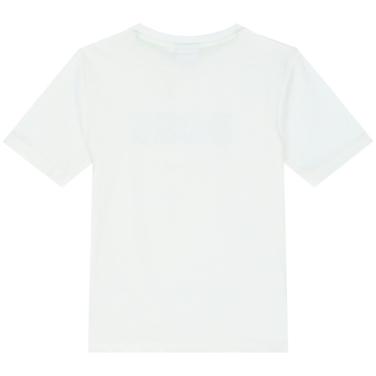 Boys White Logo T-Shirt, 4, hi-res image number null