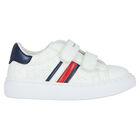 White Logo Trainers, 1, hi-res
