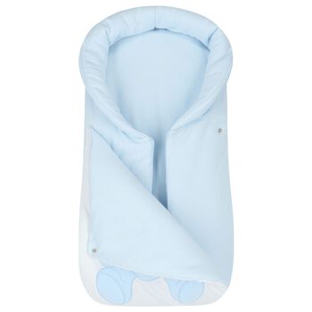 مدس أولاد تيدي باللون الأزرق والأبيض