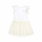 فستان باللون العاجي والذهبي , 1, hi-res