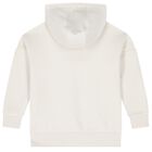 Boys Beige Logo Hooded Top, 1, hi-res