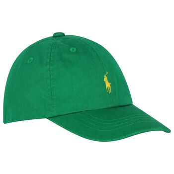 Boys Green Logo Cap