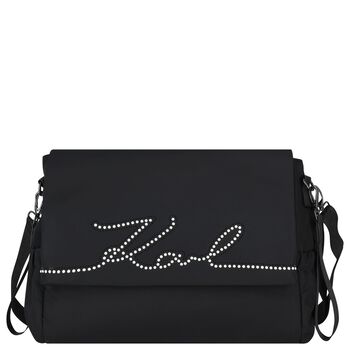Black Logo Changing Bag ( 37cm )