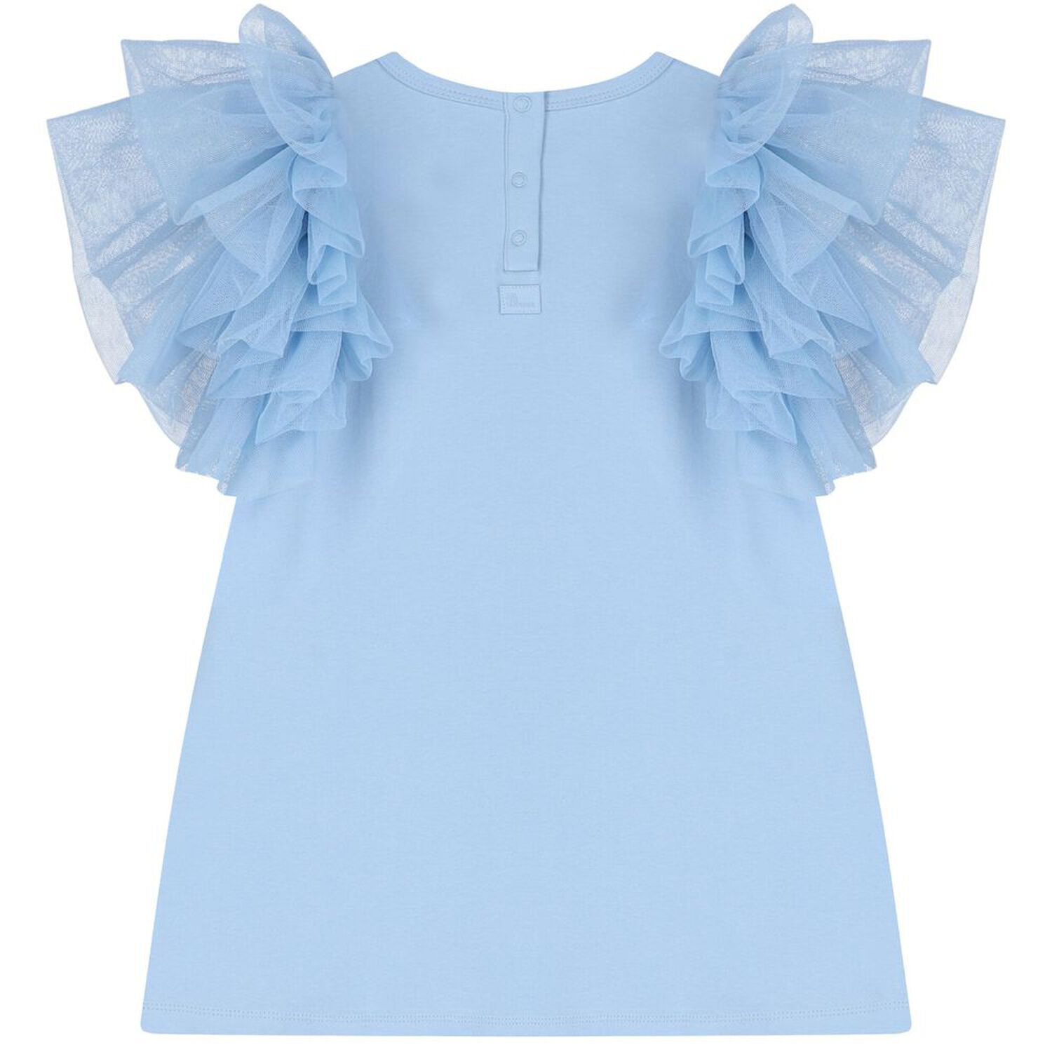 Girls Blue Tulle Dress, 2, hi-res image number null