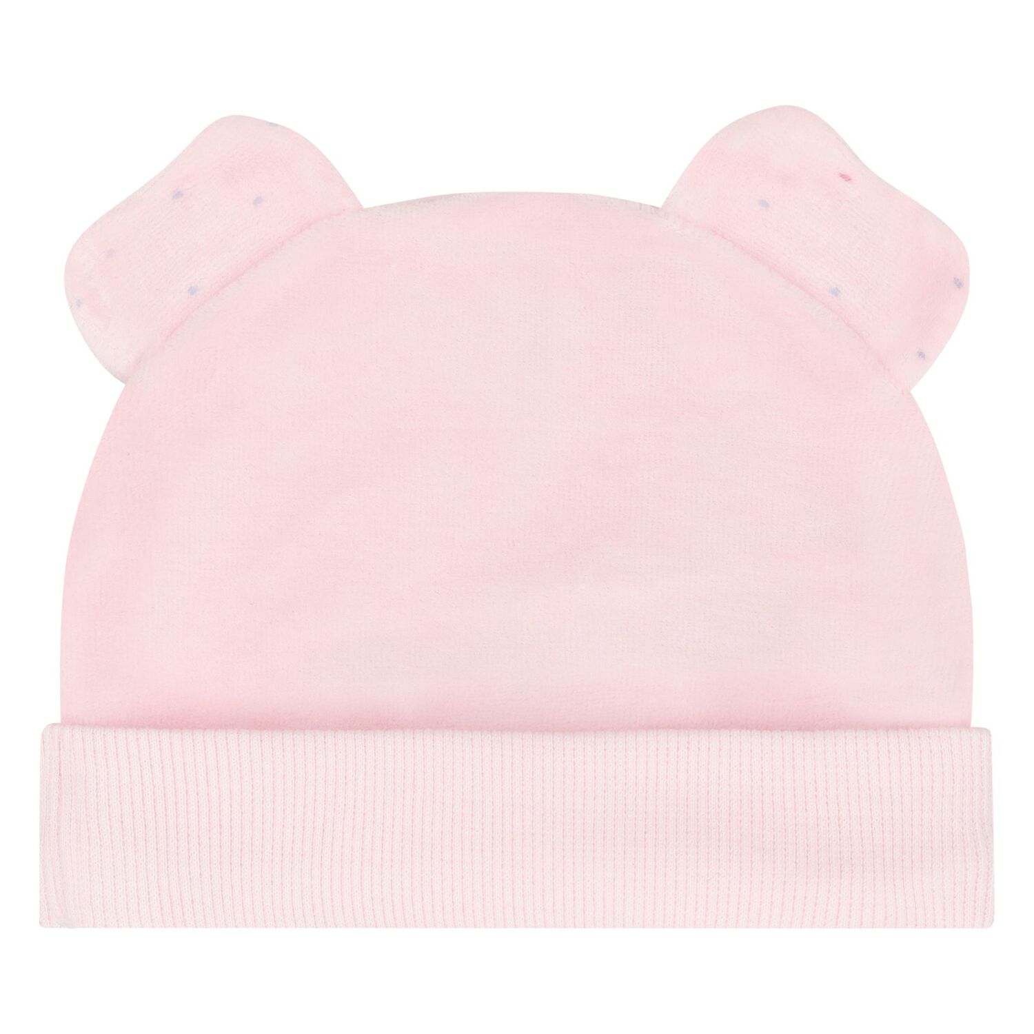 Baby Girls Pink Hat & Mitten Set, 2, hi-res