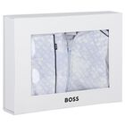 Baby Boys Blue Logo Tracksuit, 1, hi-res