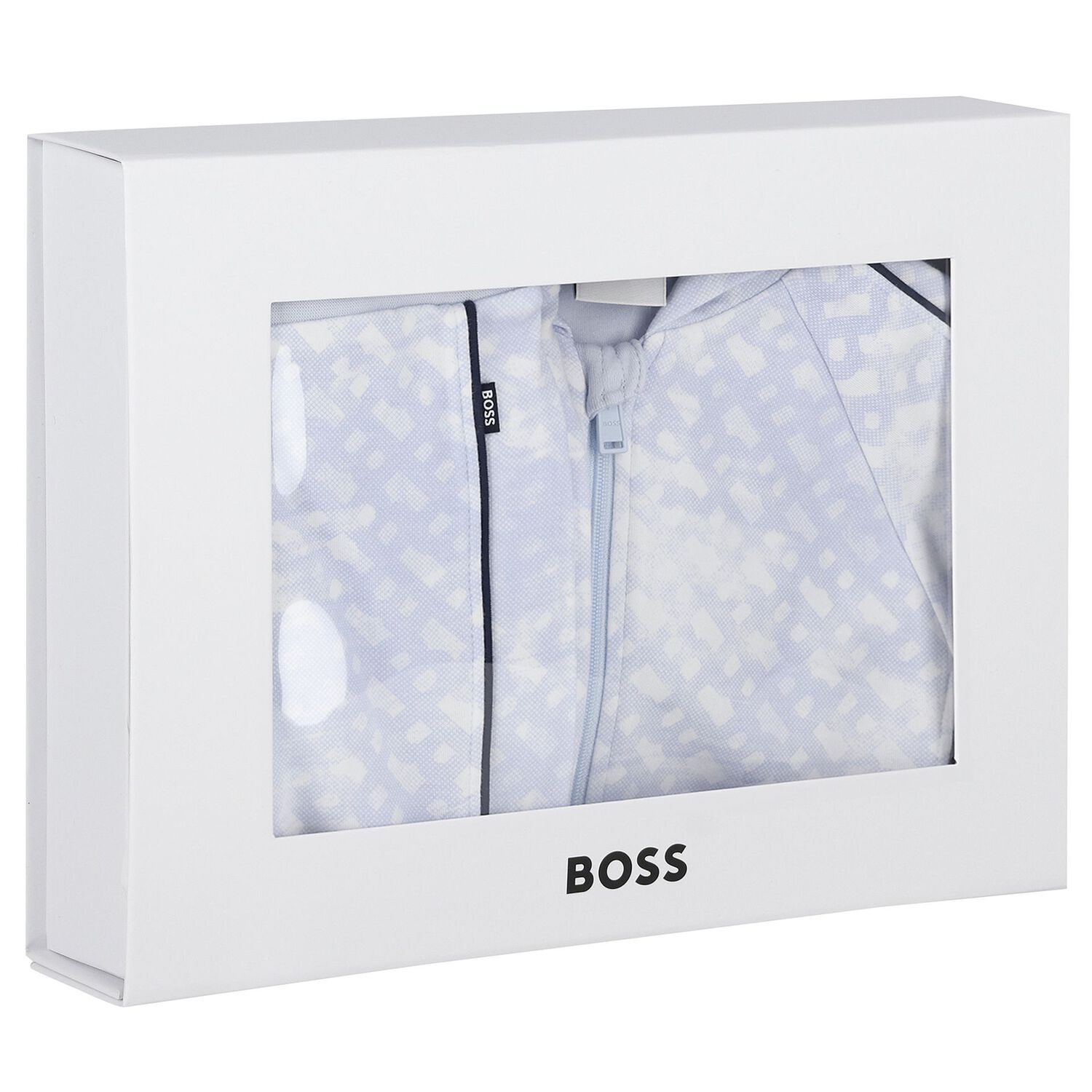 Baby Boys Blue Logo Tracksuit, 1, hi-res