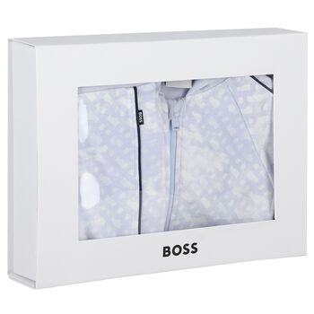 Baby Boys Blue Logo Tracksuit