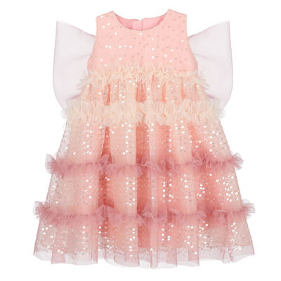 Baby Girls Pink Ombre Dress