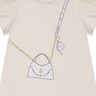 Girls Pink Bag Logo Dress, 2, hi-res