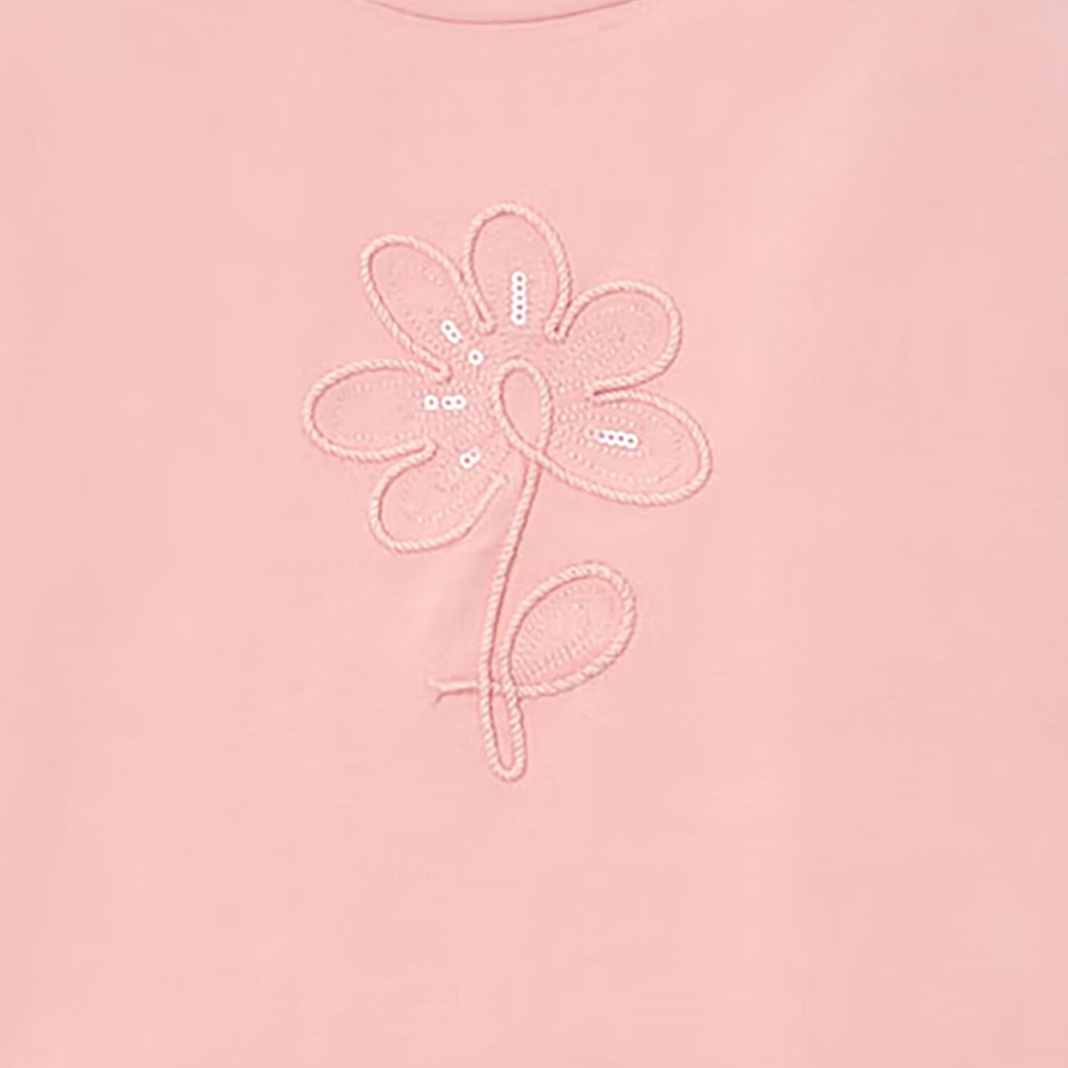 Girls Pink Flower T-Shirt, 4, hi-res
