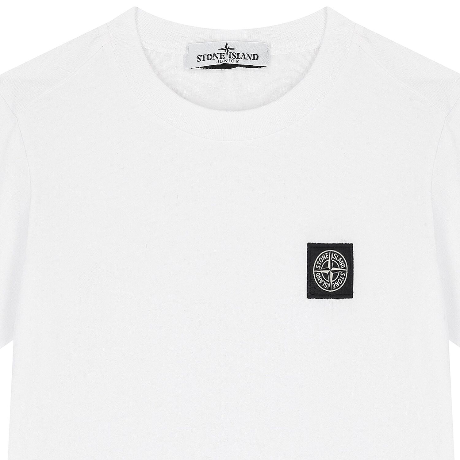 Boys White Logo T-Shirt, 1, hi-res image number null