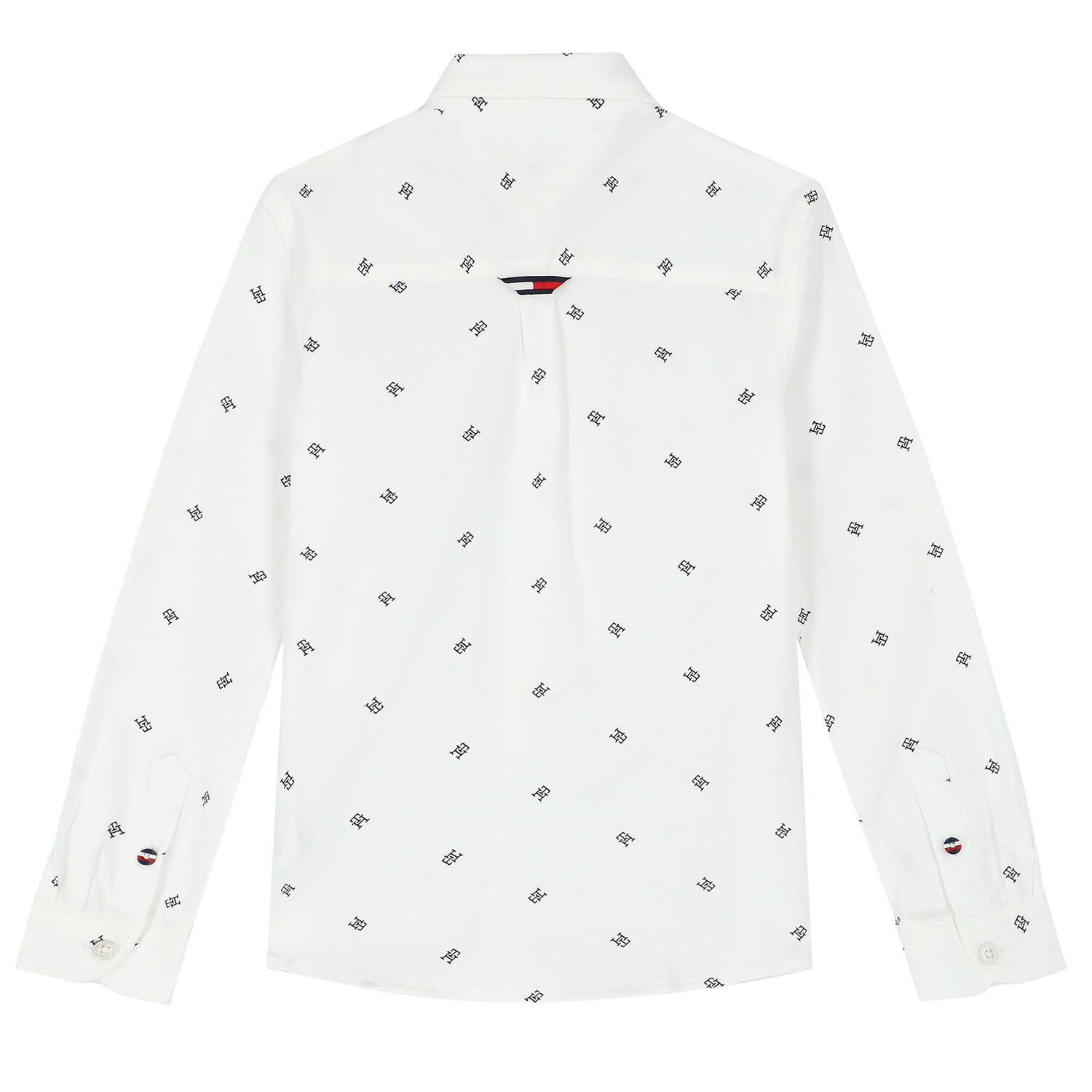 قميص بالشعار باللون الأبيض للأولاد, 1, hi-res