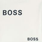 سويت شيرت بالشعار باللون العاجى للبنات, 1, hi-res