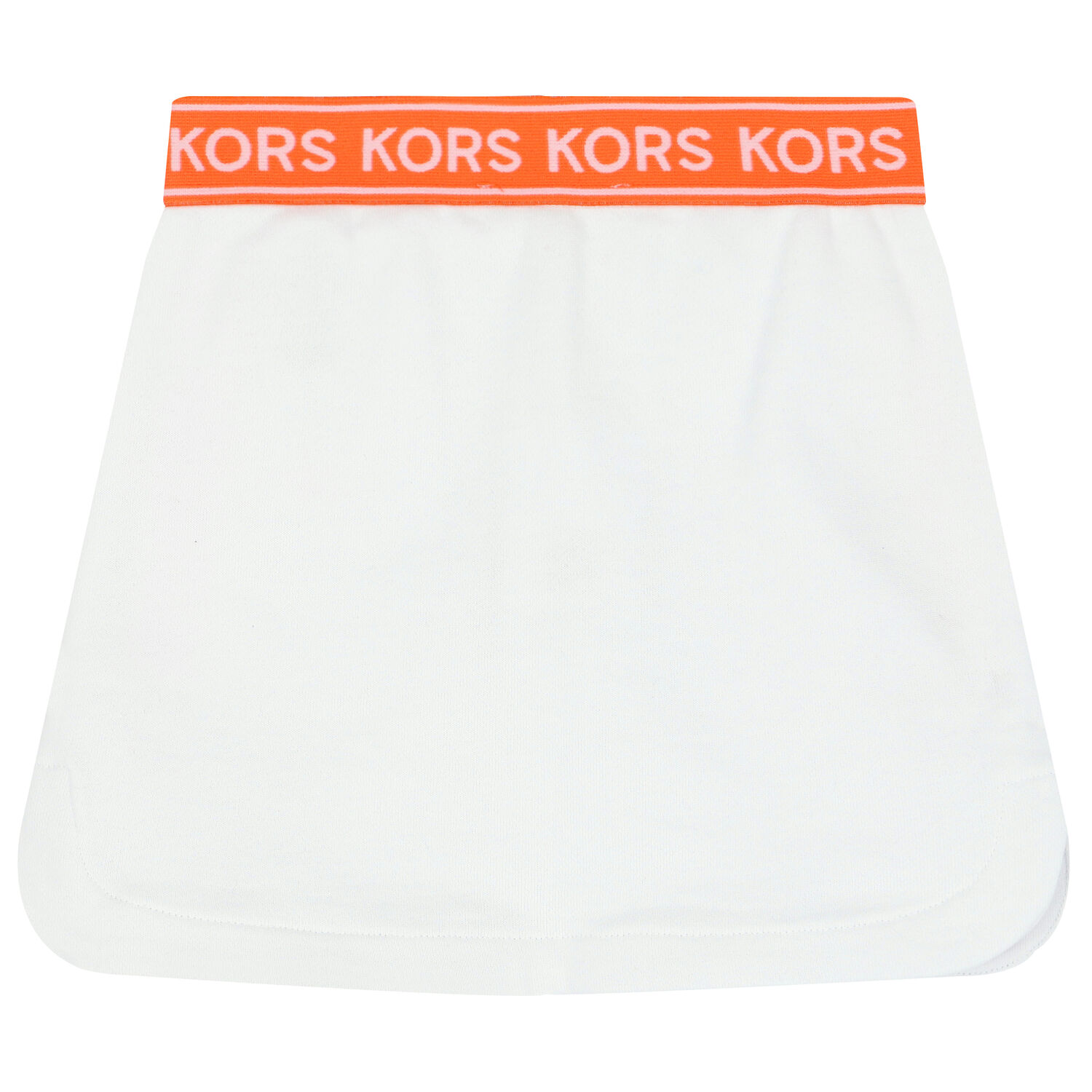 Girls White Logo Skirt, 1, hi-res