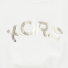 Girls White Logo T-Shirt, 1, hi-res