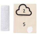 قماطات موسلين باللون الأبيض والبيج (عبوة من قطعتين), 1, hi-res